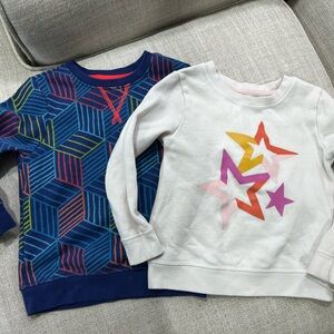 Colorful Star and Geometric Pattern Kids Sweater Bundle